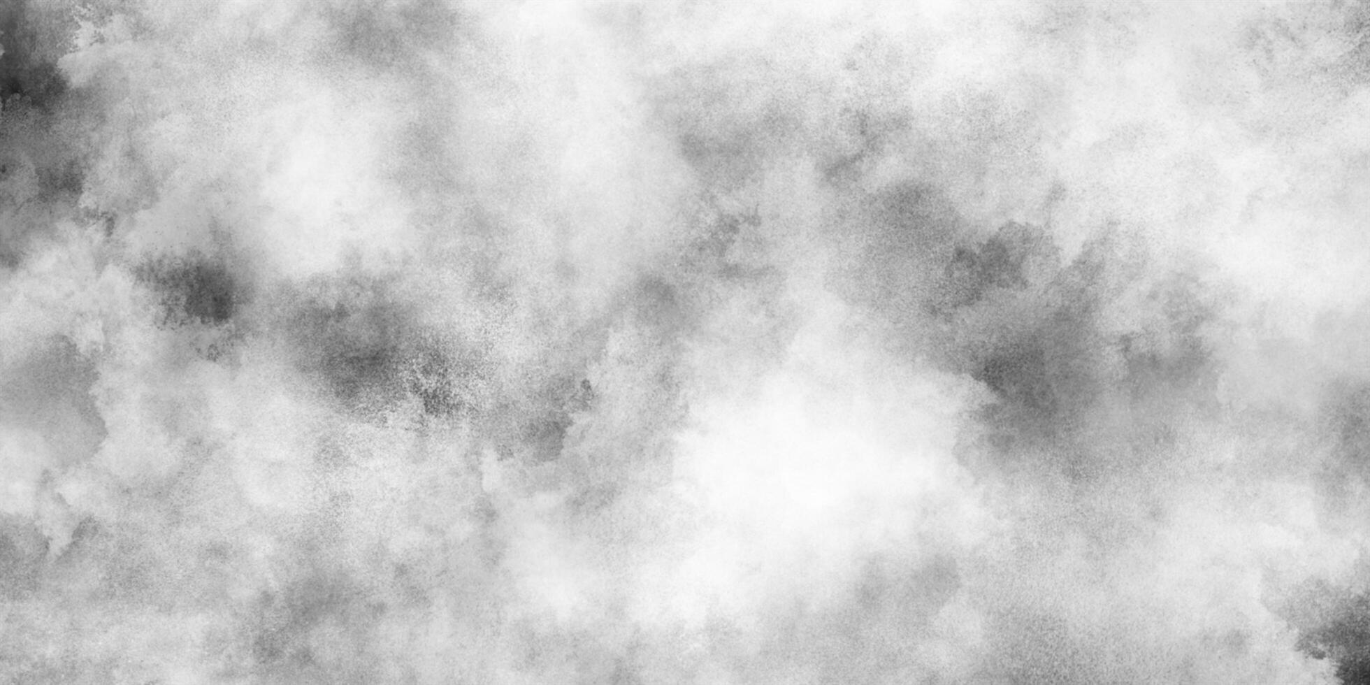 Beautiful blurry abstract black and white texture background with smoke, Abstract grunge white or grey watercolor painting background, Concrete old and grainy wall white color grunge texture. photo