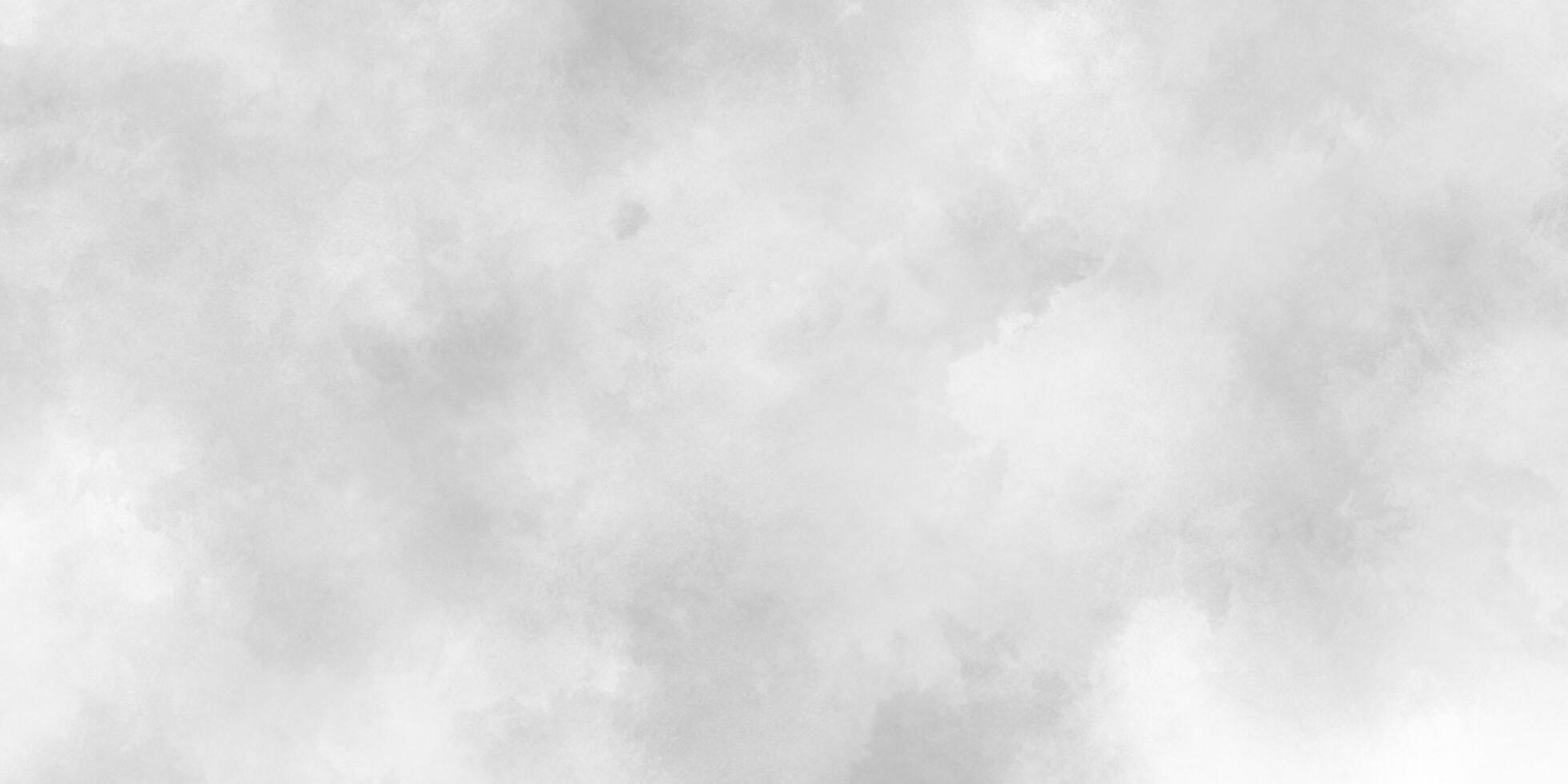 White cloudy sky or cloudscape or fogg, black and white gradient watercolor background, Concrete Art Rough Stylized cloudy white paper texture, Grunge clouds or smog texture with stains. photo