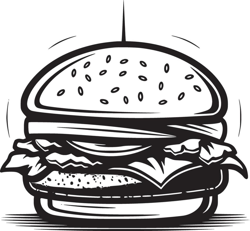 Burger vector black and white