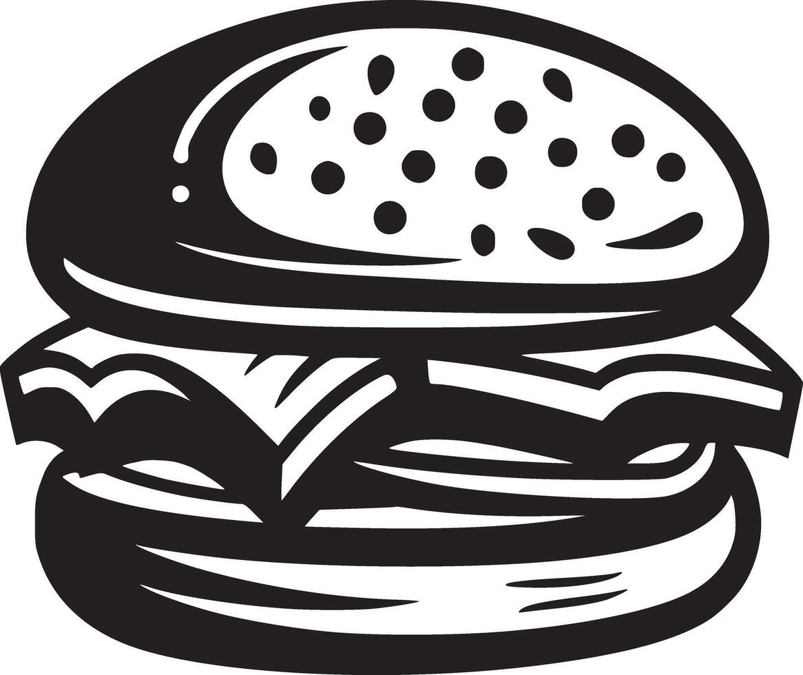 Burger vector black and white