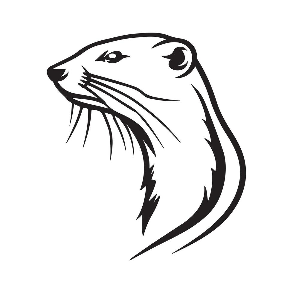Weasel Logo Images, Art, Design Vector