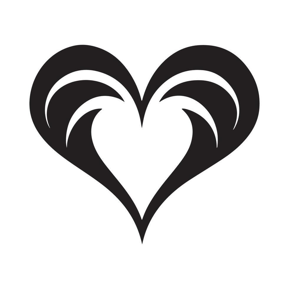 corazón logo vector Arte y gráficos