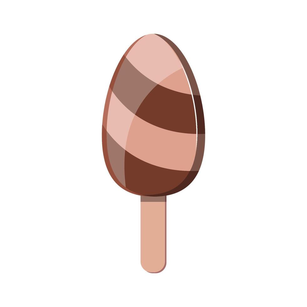 Colorful tasty ice cream vector