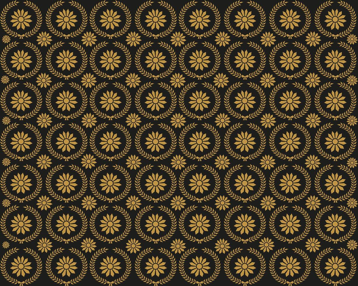 a wallpaper pattern with a design that says sunflowers on it. vector