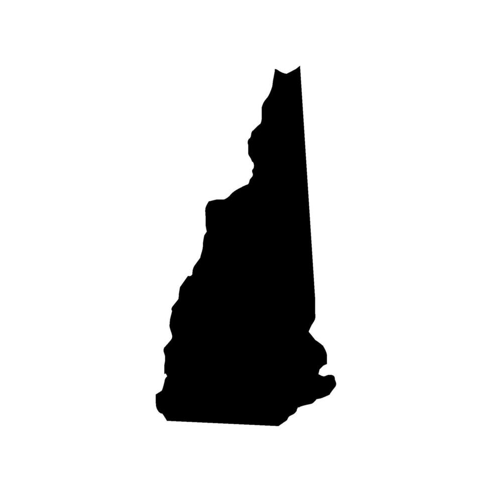 New Hampshire illustrated on a white background vector