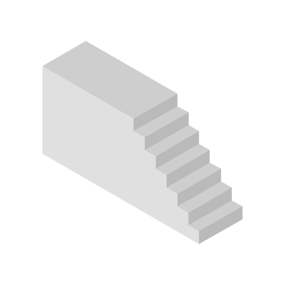 Isometric ladder on a background vector