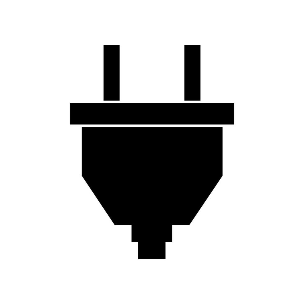 Plug illustrated on white background vector