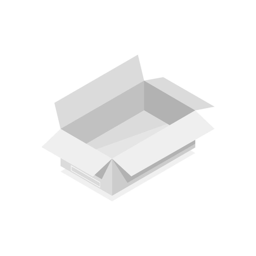 Box Icon On Background vector