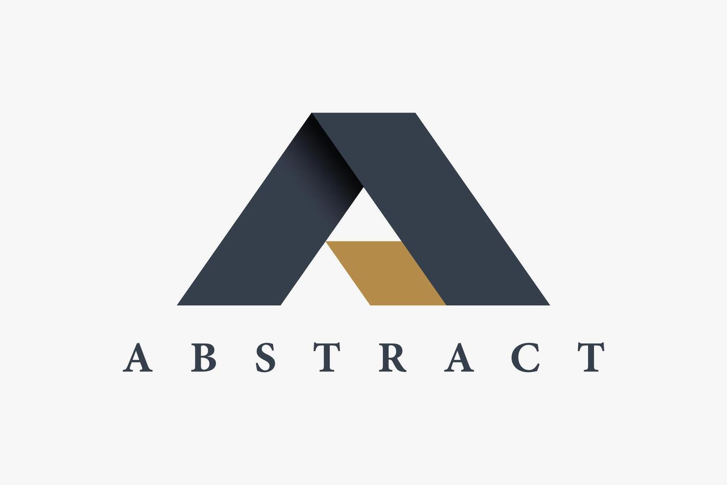 Minimalist Initial Letter A Abstract geometric Logo. Minimalist Modern Logo Usable for Business, Branding, Identity, Marketing, that Related with Letter A. Flat Vector Logo Design Template Element.