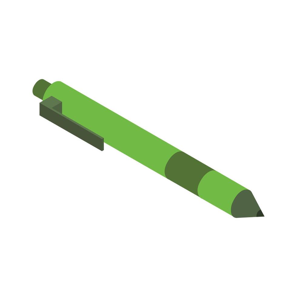 Pen Icon On Background vector