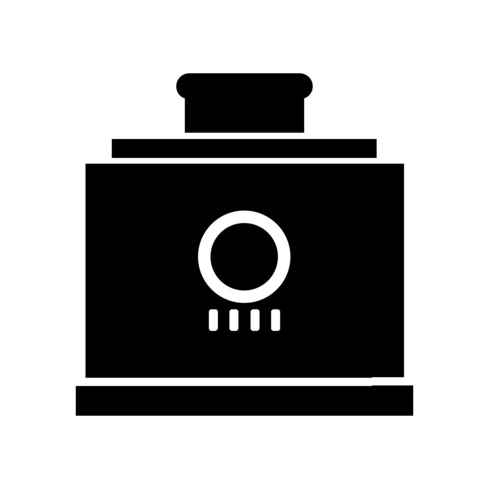 Toaster illustrated on white background vector