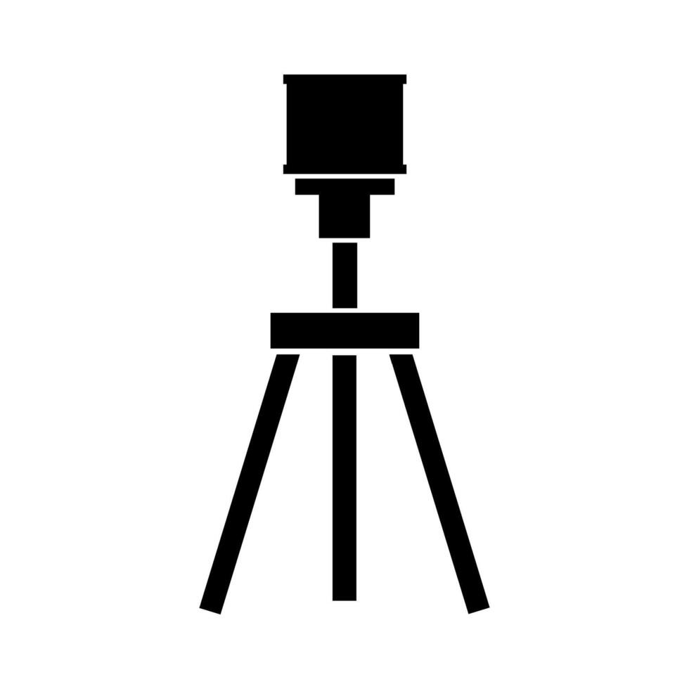 Phone tripod illustrated on white background vector