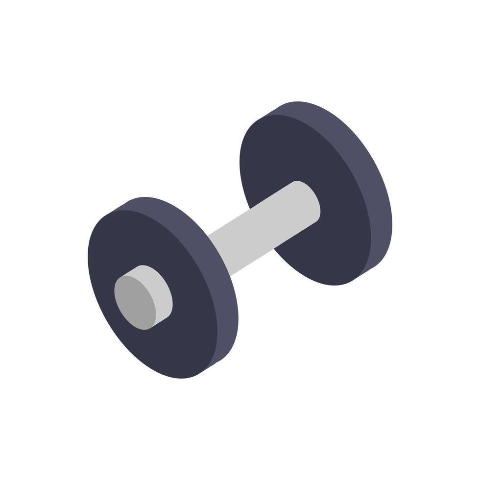 Weight gym isometric illustrator vector