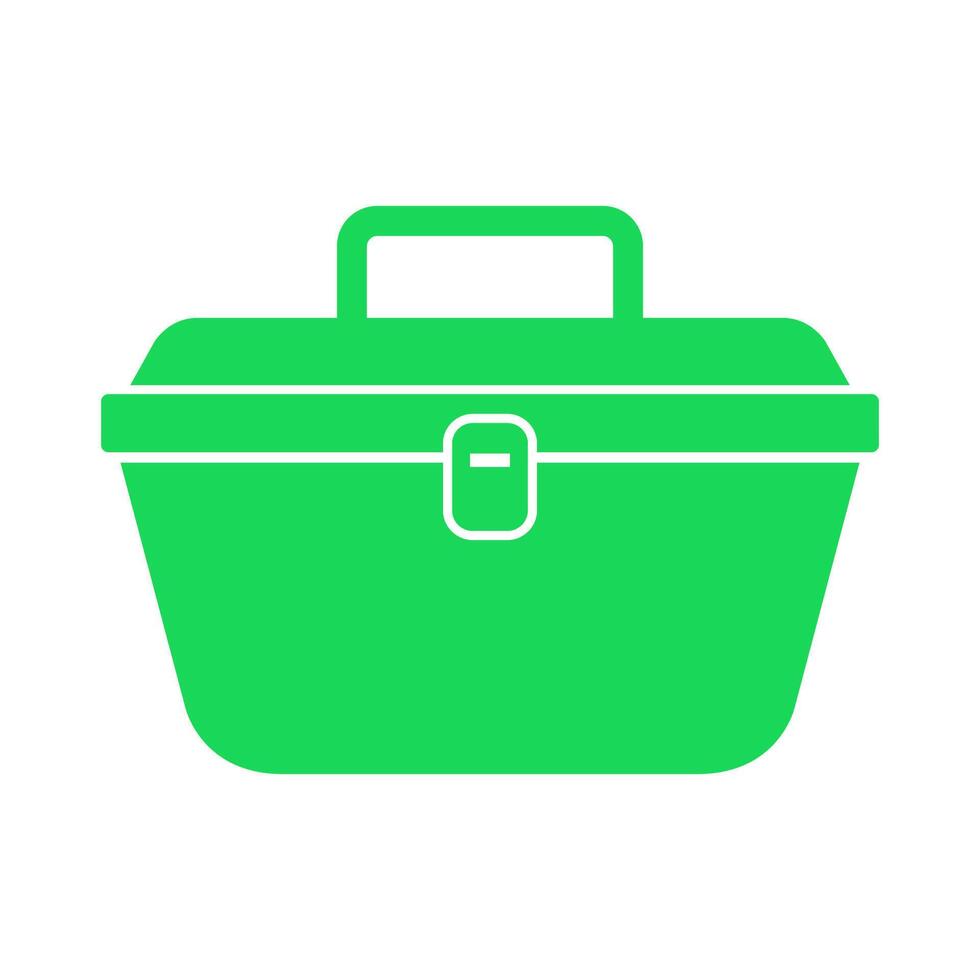 Lunchbox illustrated on white background vector