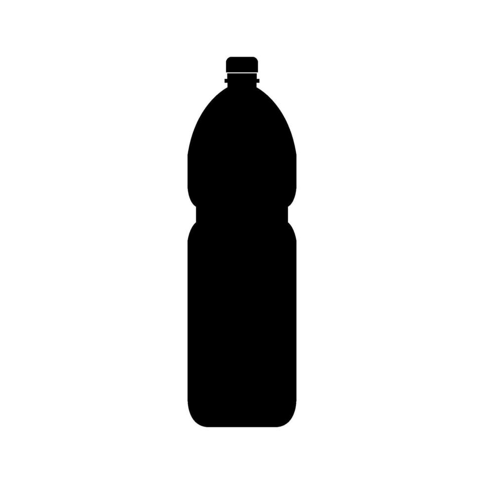 Water bottle illustrated on white background vector
