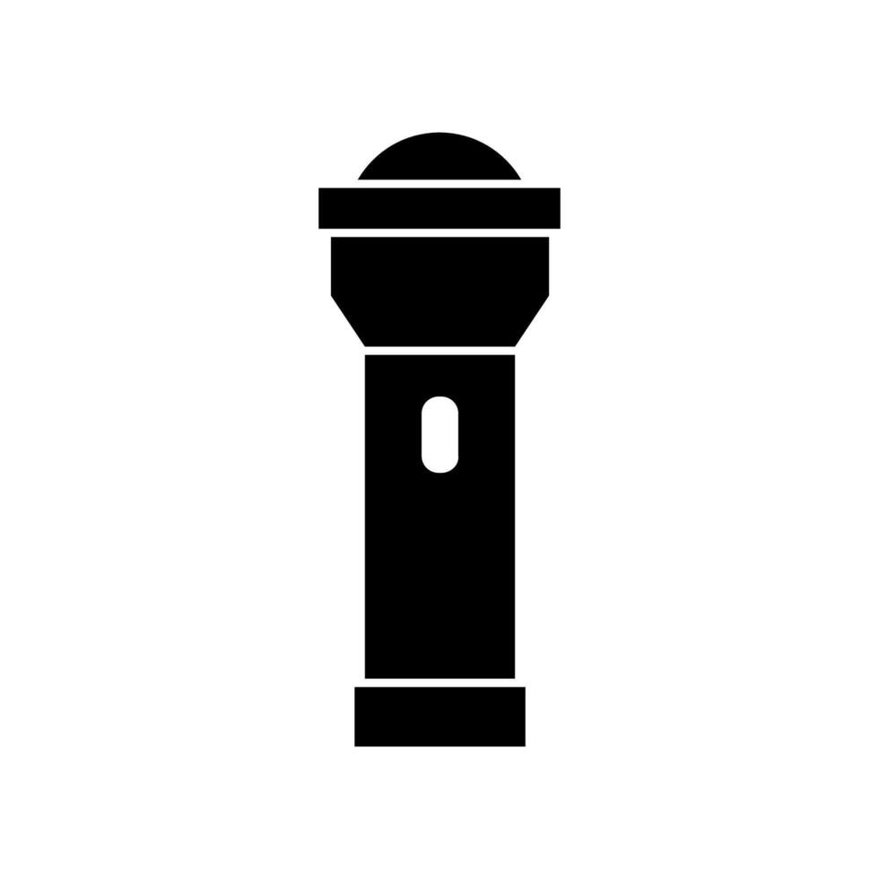 Flashlight illustrated on white background vector