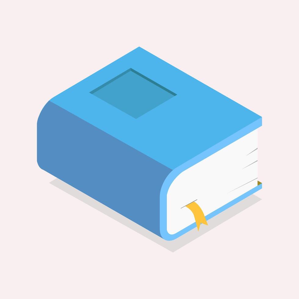 Book Icon On Background vector