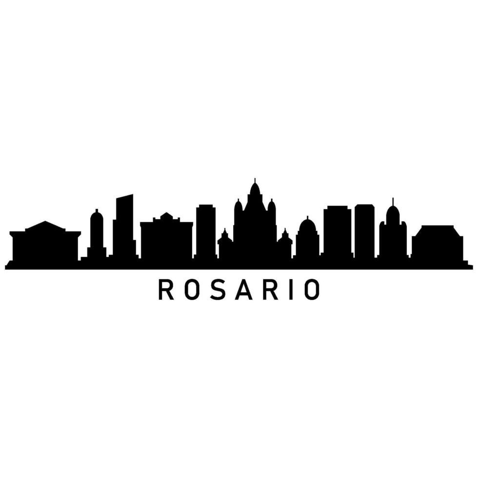 ilustrado rosario horizonte vector