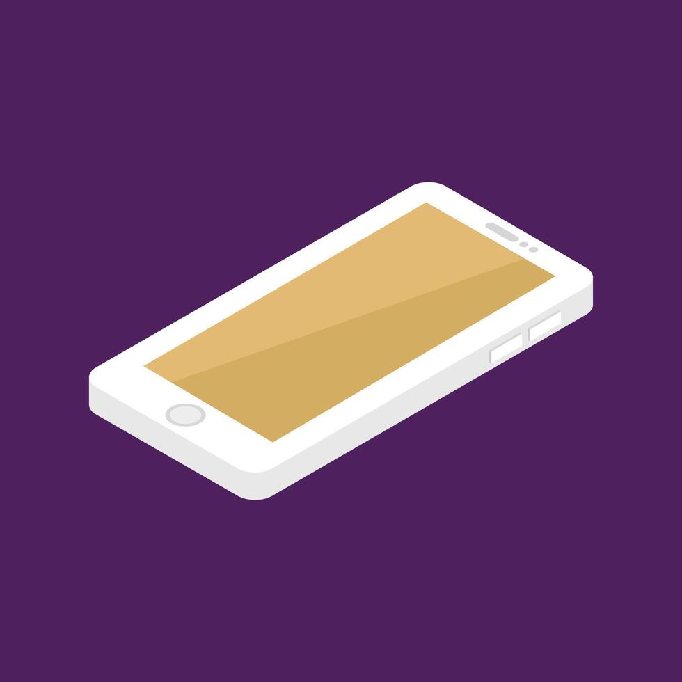 Smartphone Icon On Background vector