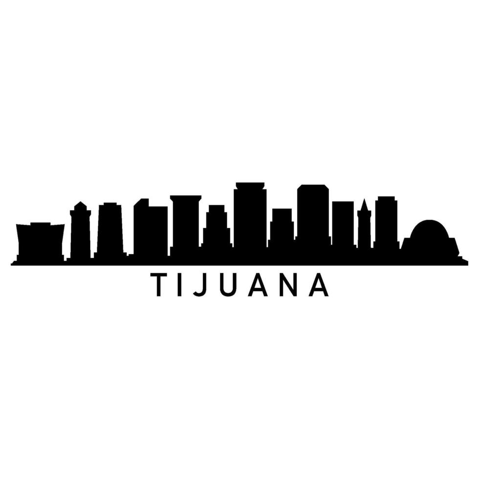 ilustrado tijuana horizonte vector