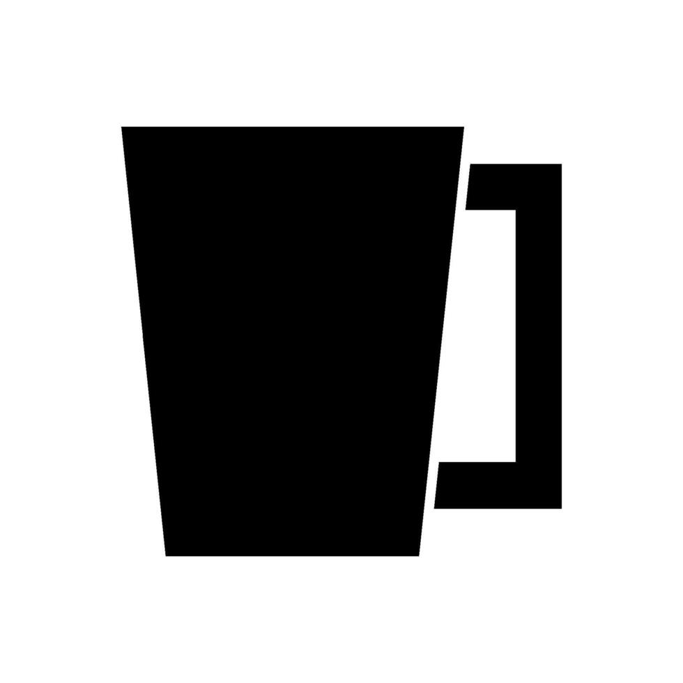 Beer mug illustrated on white background vector