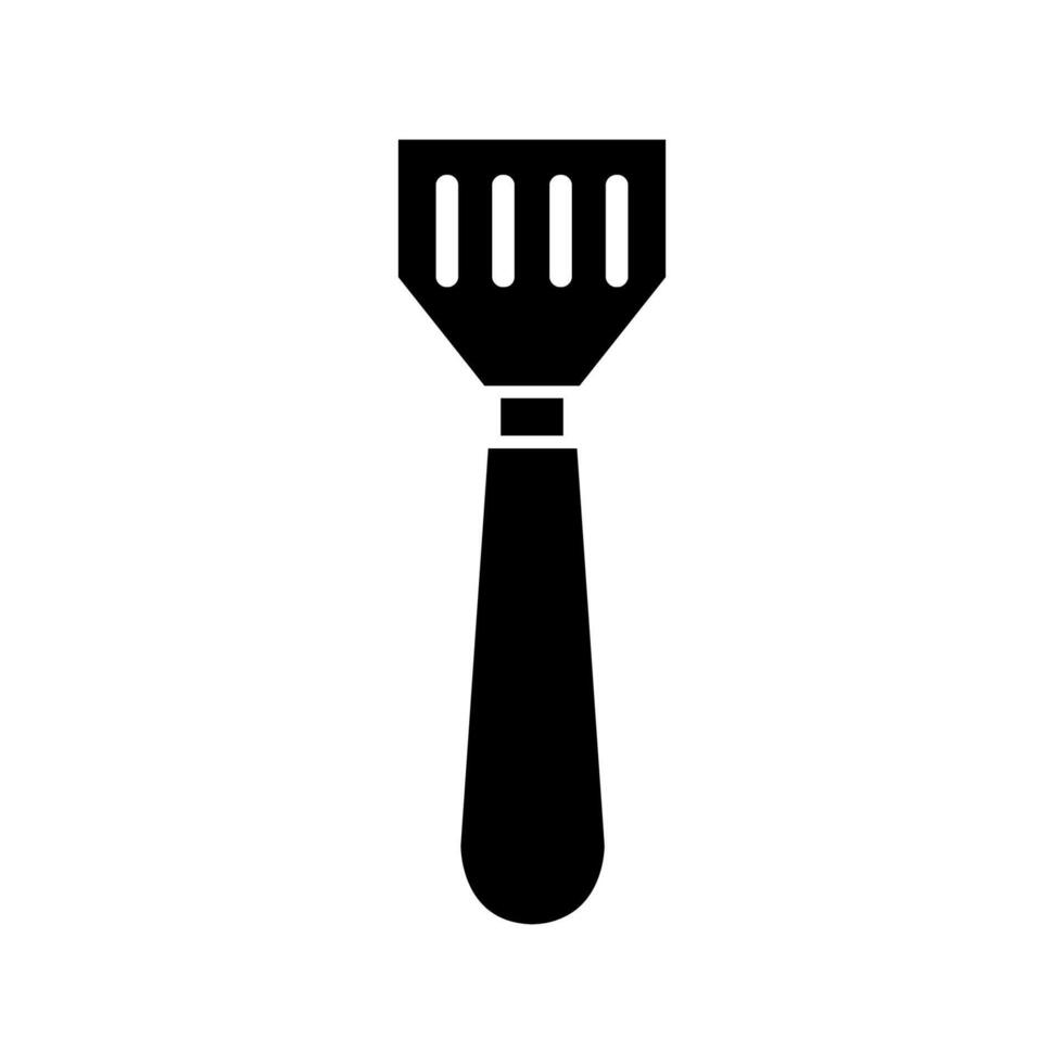 Kitchen spatula illustrated on white background vector