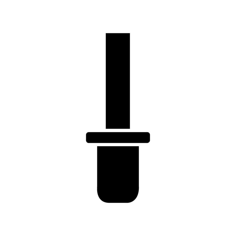 Nail file illustrated on white background vector