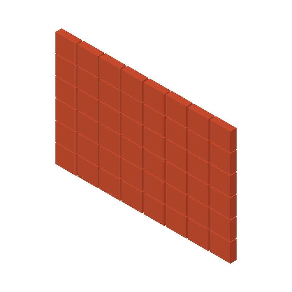 Wall Icon On Background vector