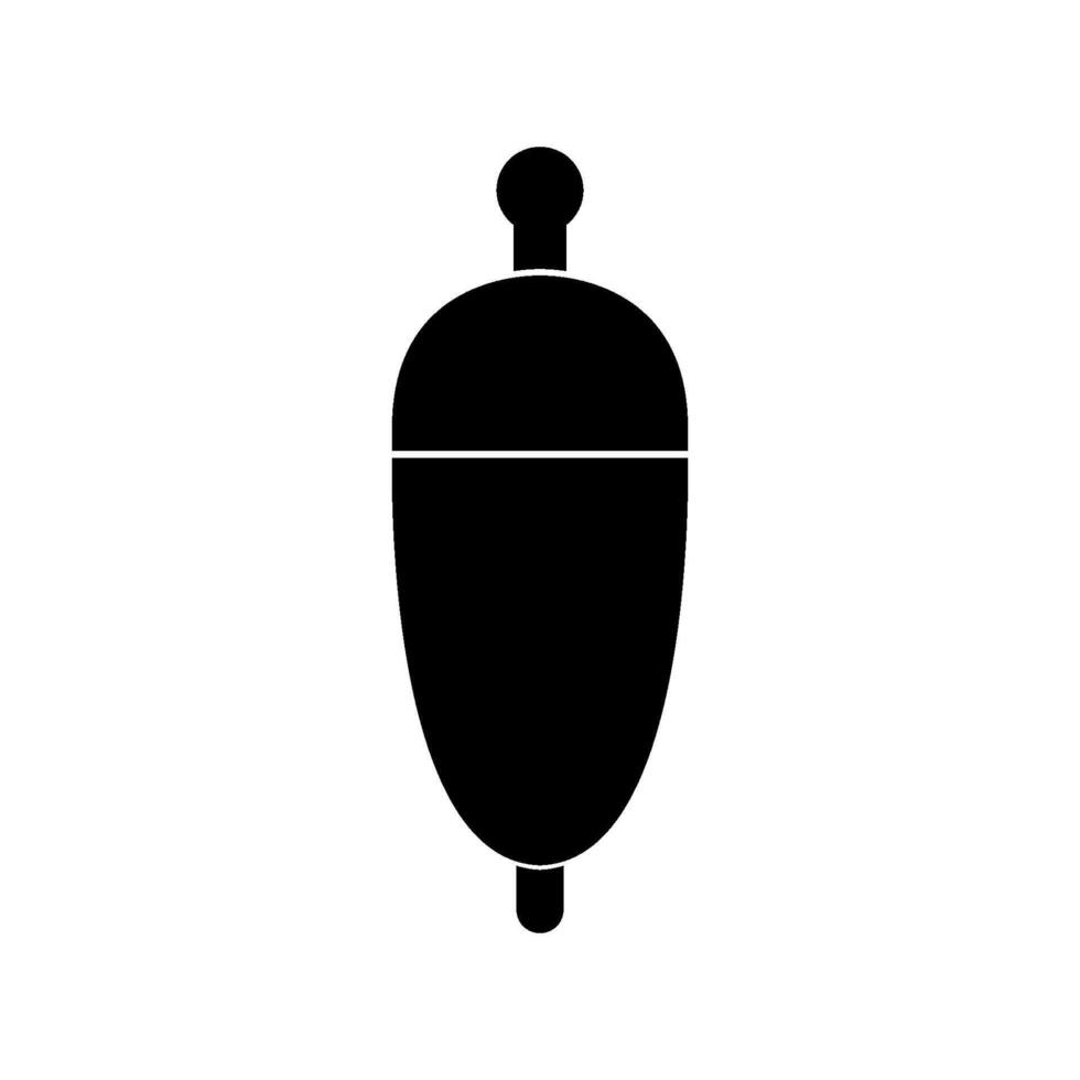 Fishing bobber illustrated on white background vector