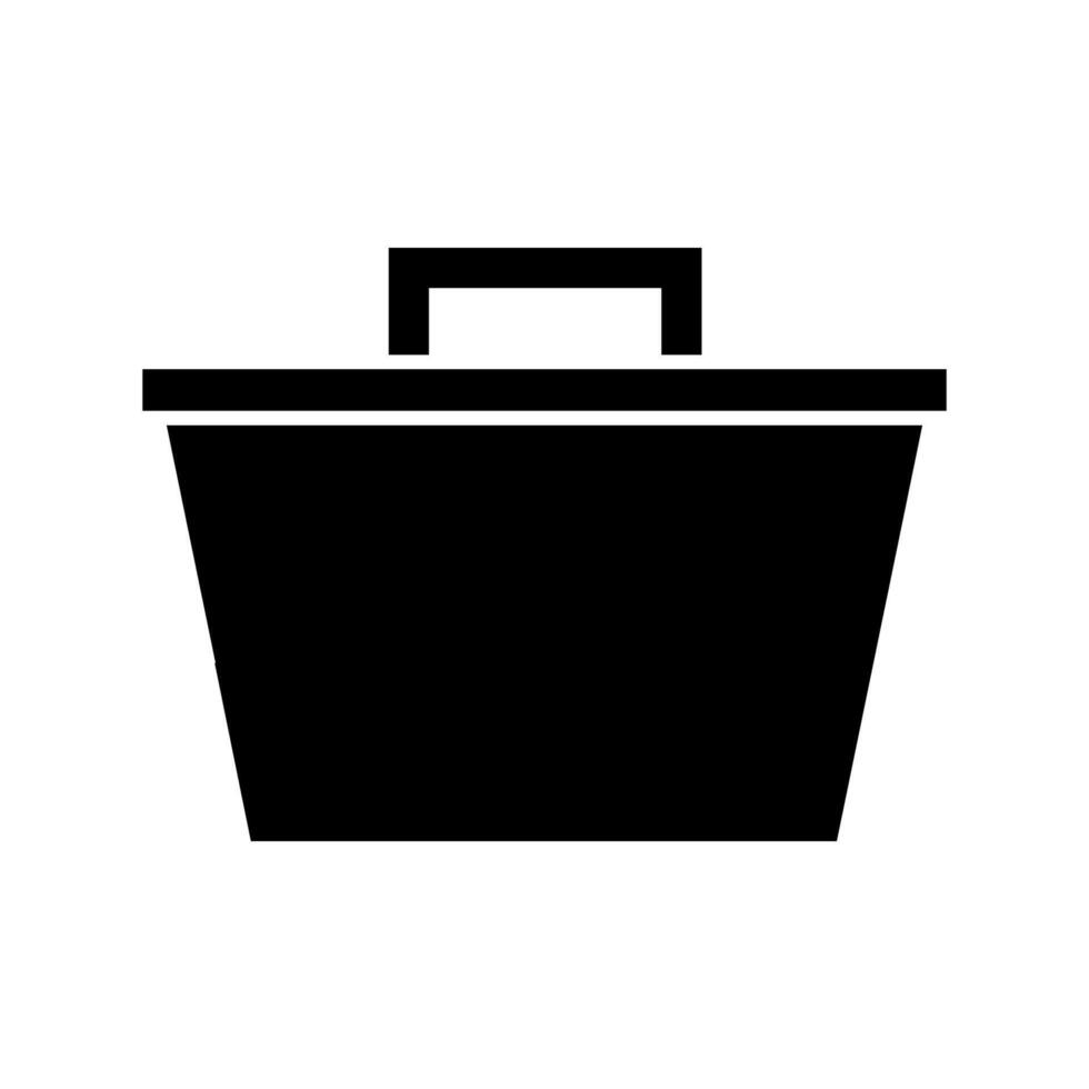 Food container illustrated on white background vector