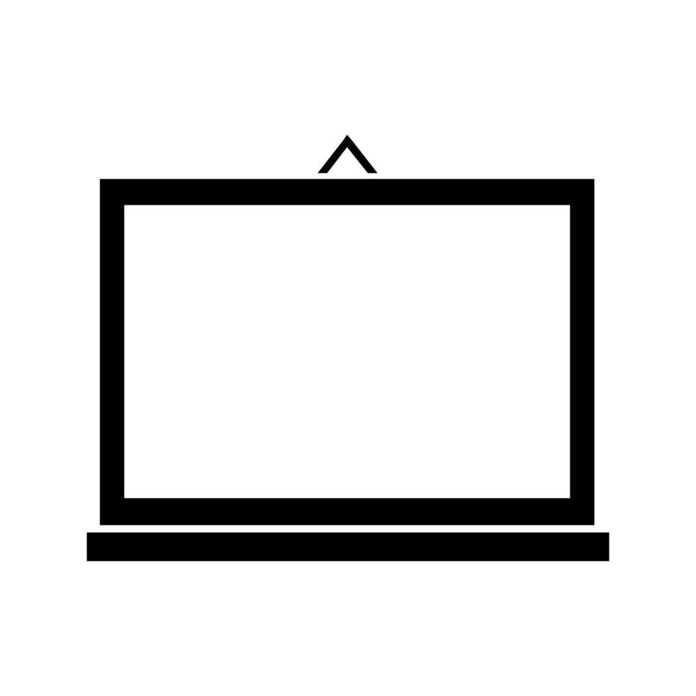 Laptop illustrated on white background vector