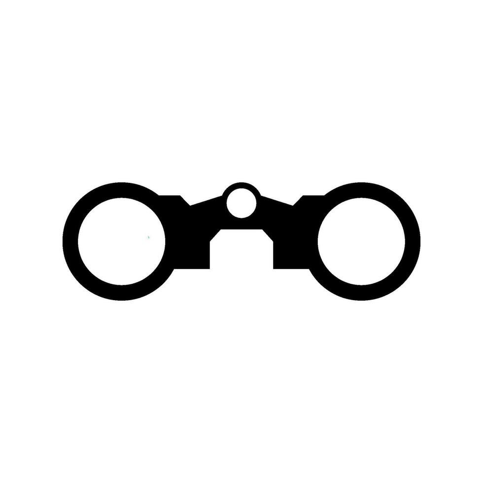 Binoculars illustrated on white background vector