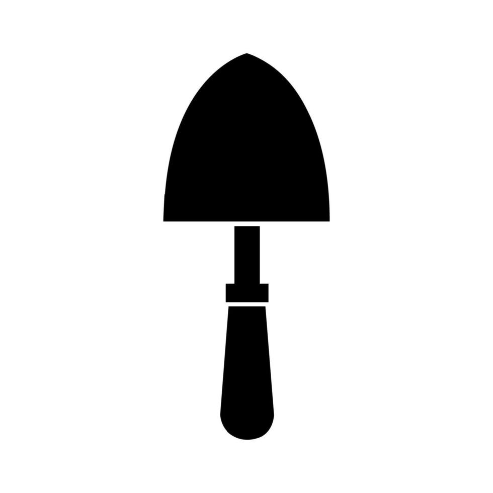 Trowel illustrated on white background vector
