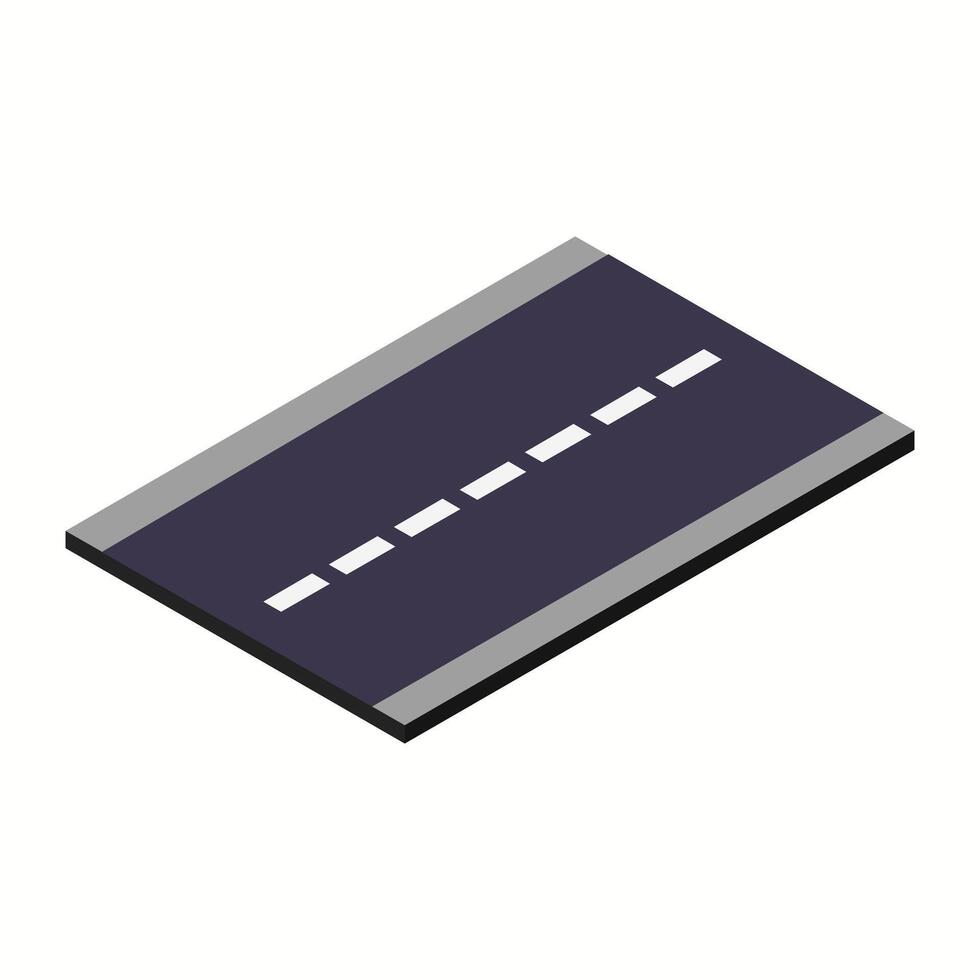 Road Icon On Background vector