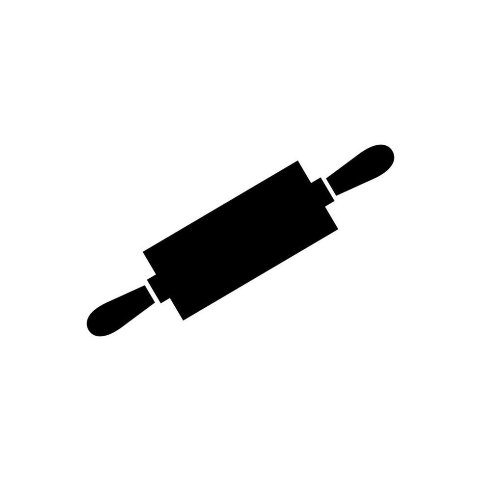 Rolling pin illustrated on white background vector