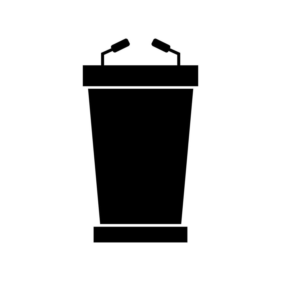 Tribune illustrated on white background vector