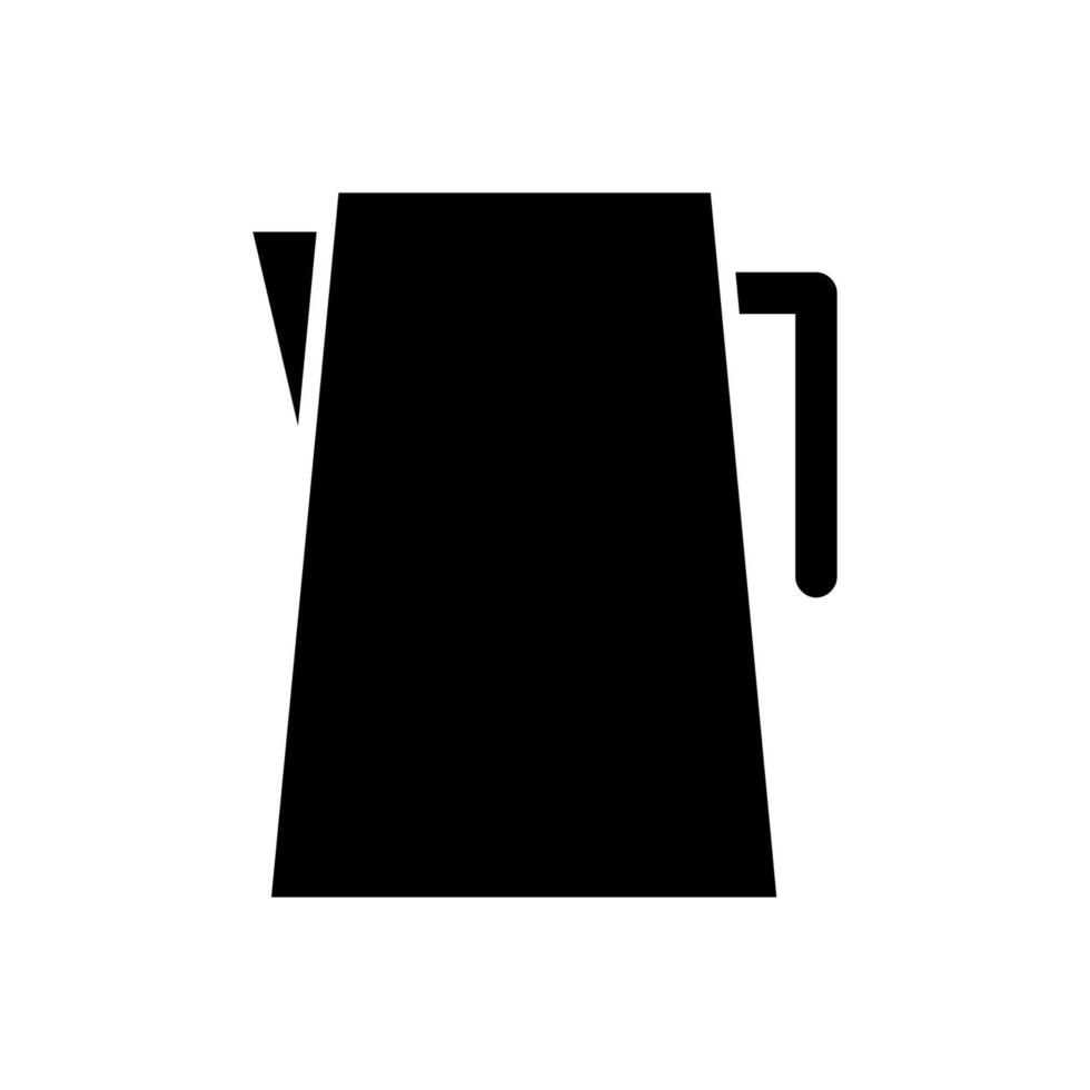 Kettle illustrated on white background vector