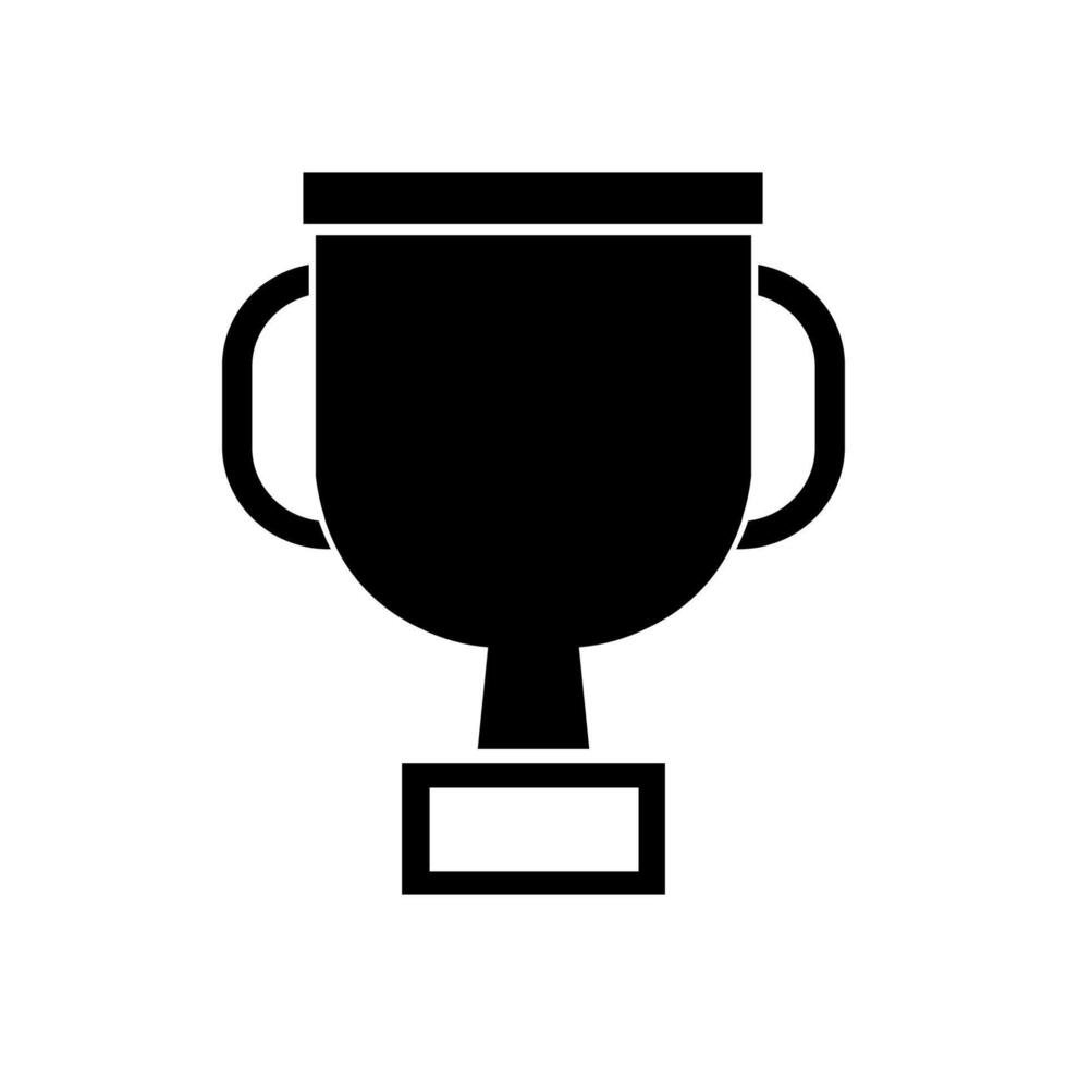 Trophy illustrated on white background vector