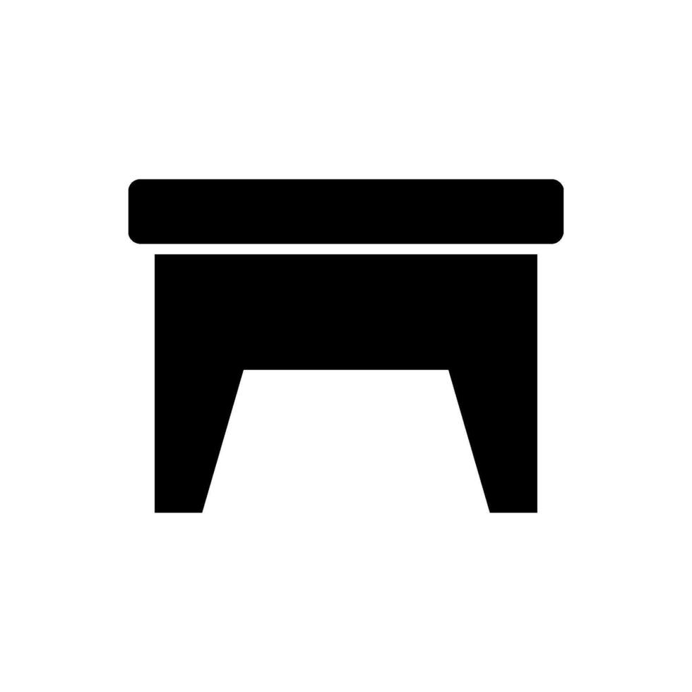 Bar stool illustrated on white background vector
