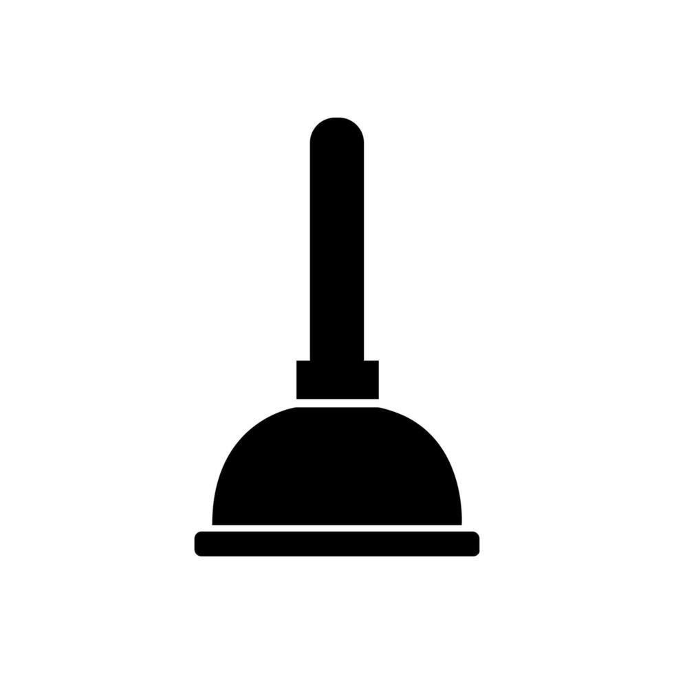 Plunger illustrated on white background vector
