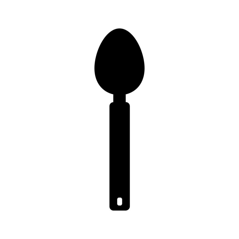 Spoon illustrated on white background vector