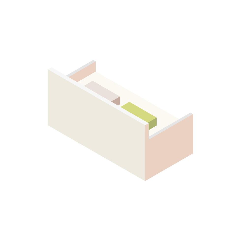 Sofa Icon On White Background vector