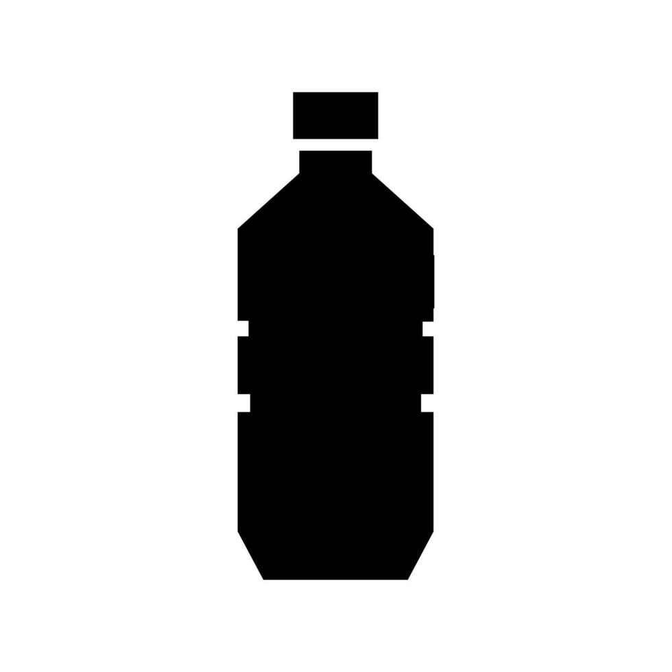 Water bottle illustrated on white background vector