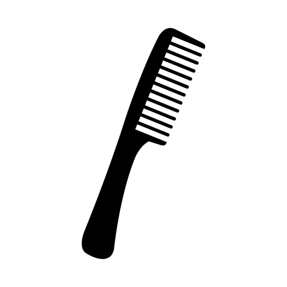 Comb illustrated on white background vector