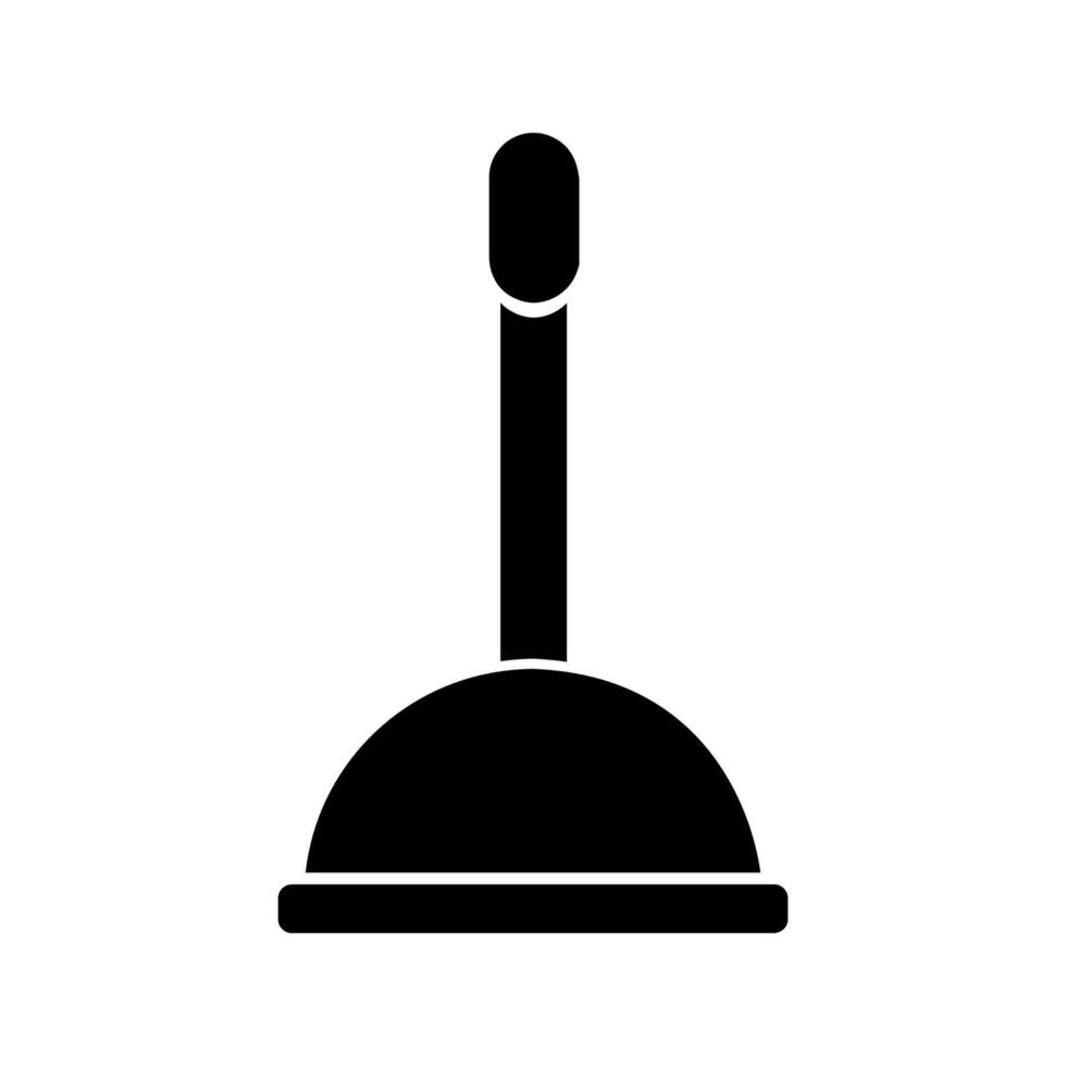 Plunger illustrated on white background vector