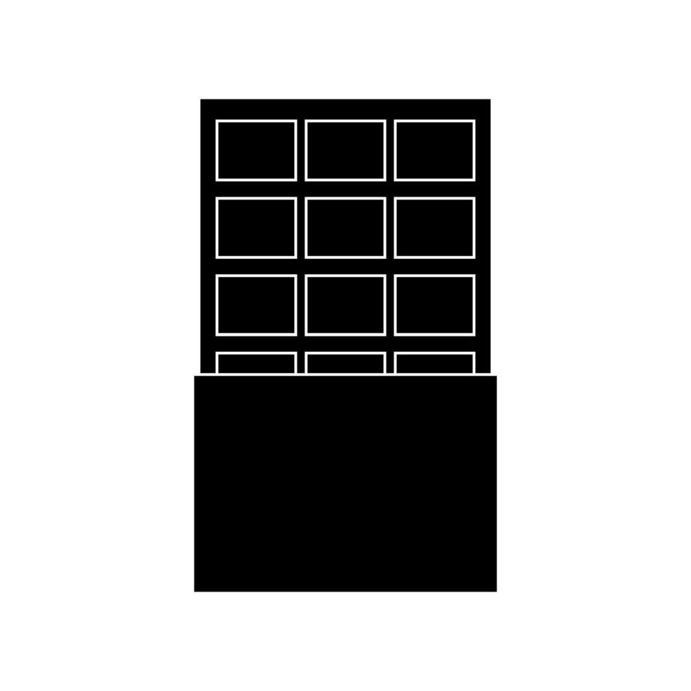 Chocolate illustrated on white background vector