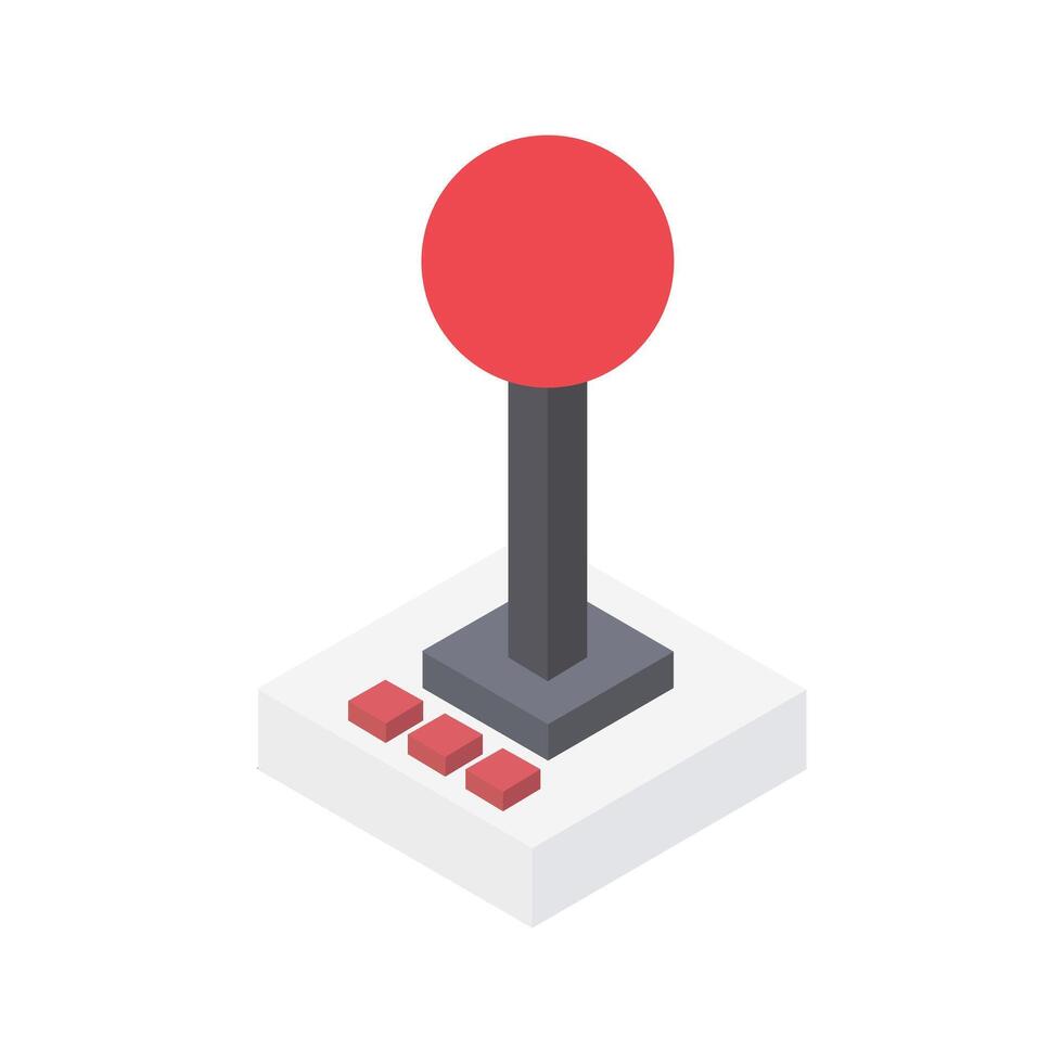 Game pad isometric on a background vector