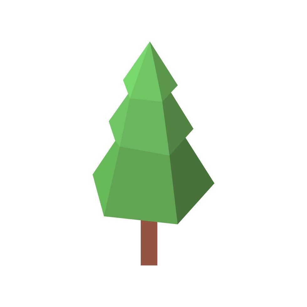 icono de árbol sobre fondo blanco vector