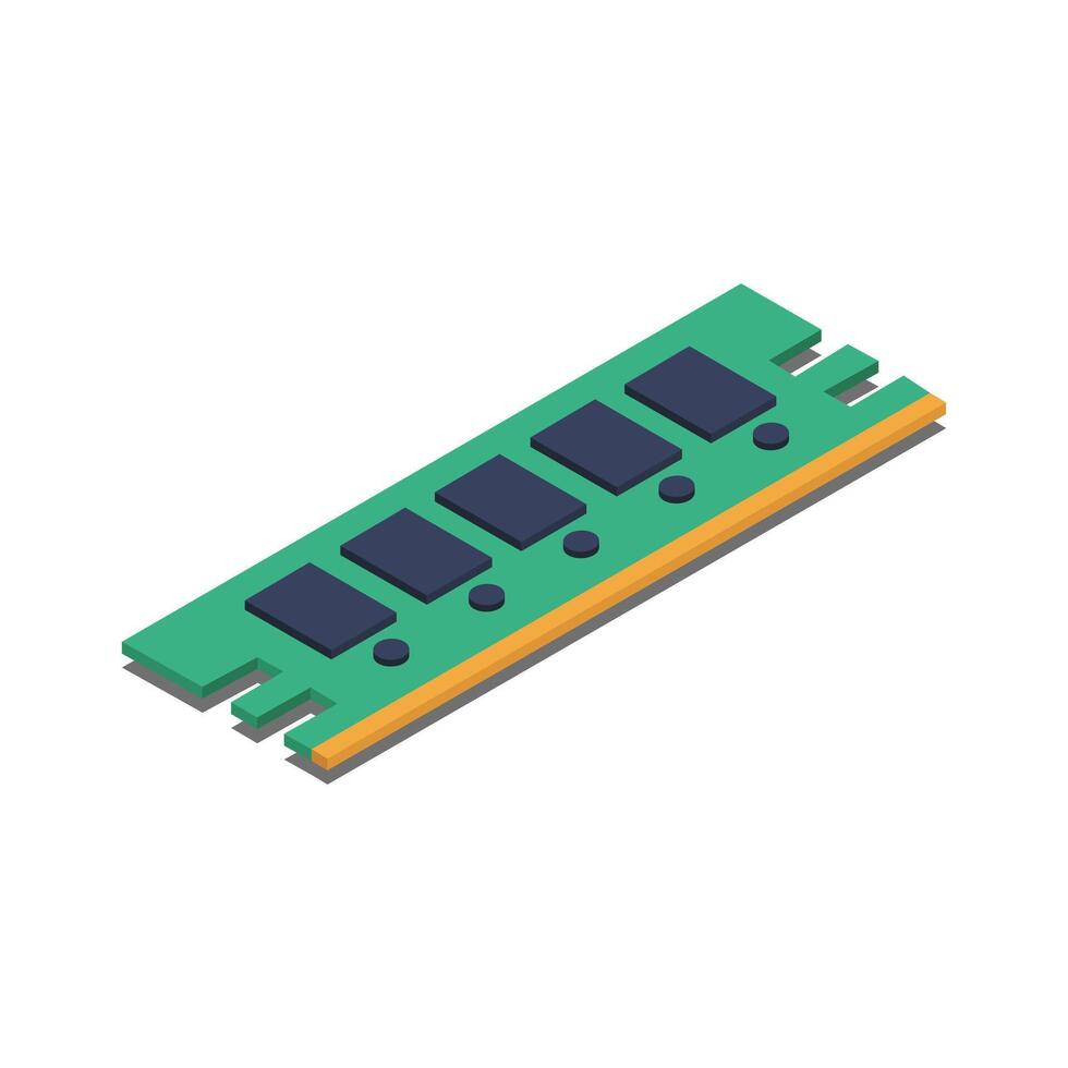 Isometric ram on a background vector