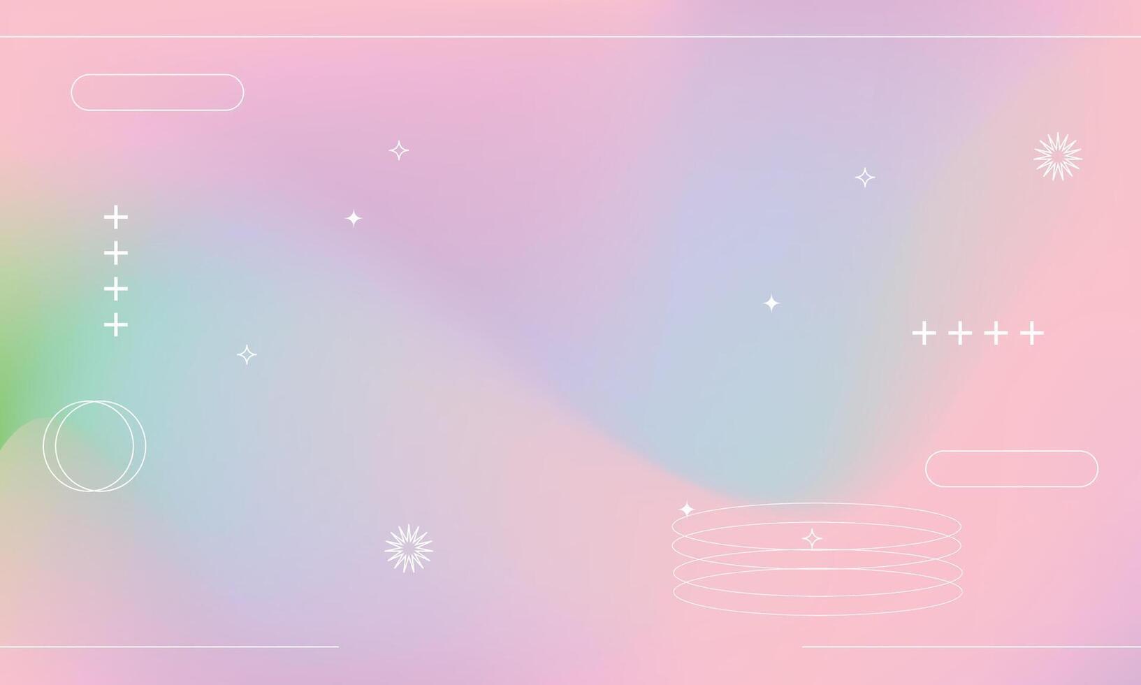 Gradient trendy background design vector